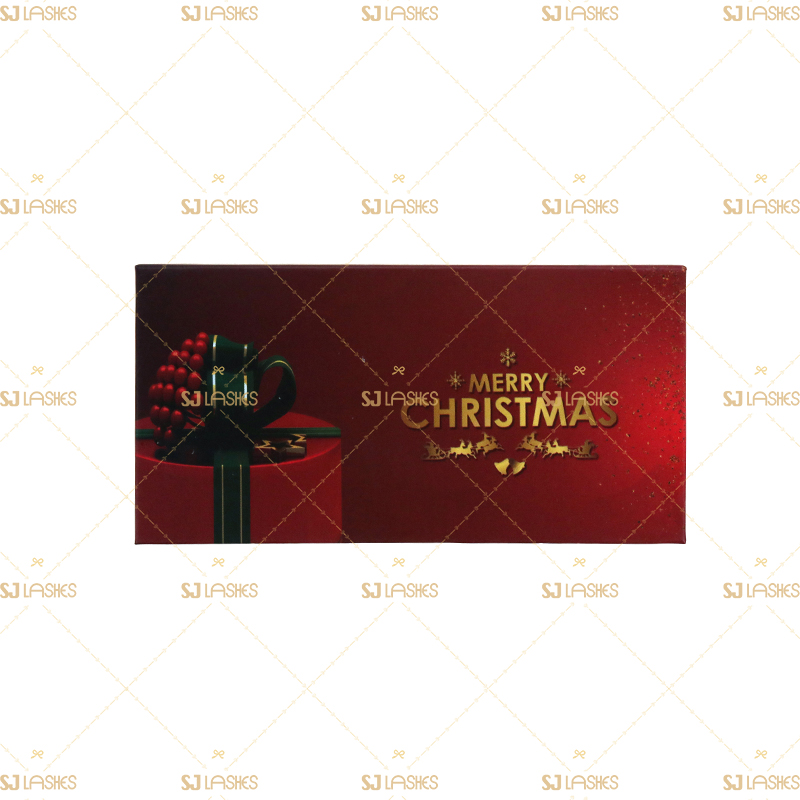 Custom Christmas Magnetic Closure Gift Lash Box #SJCL06
