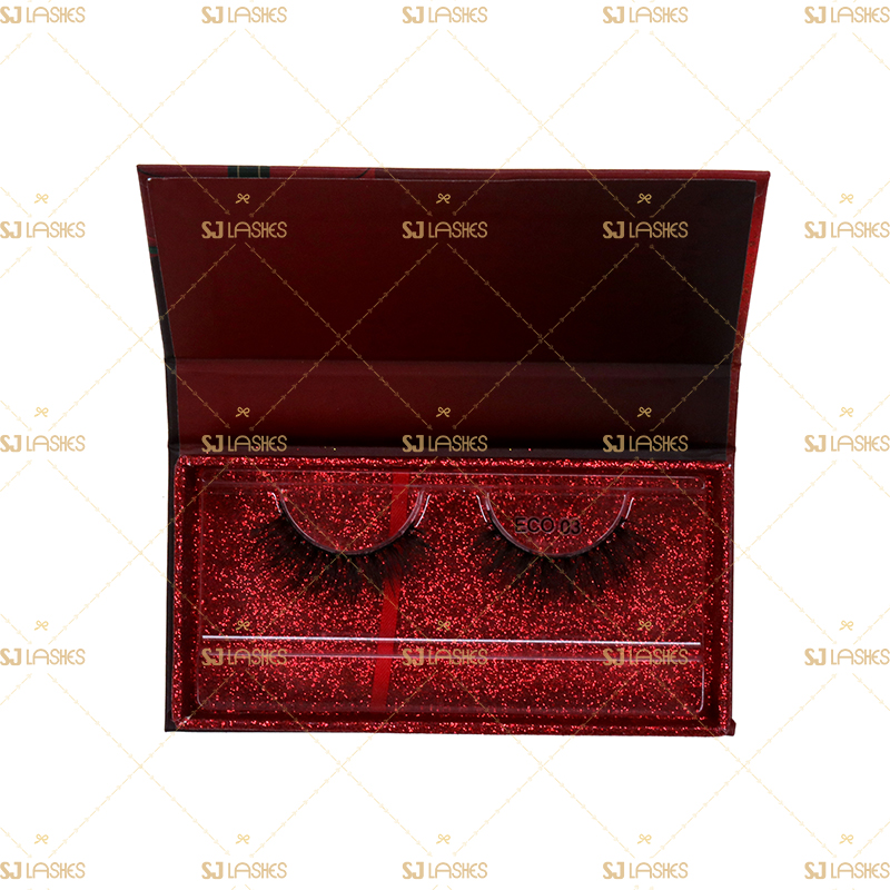 Custom Christmas Magnetic Closure Gift Lash Box #SJCL06