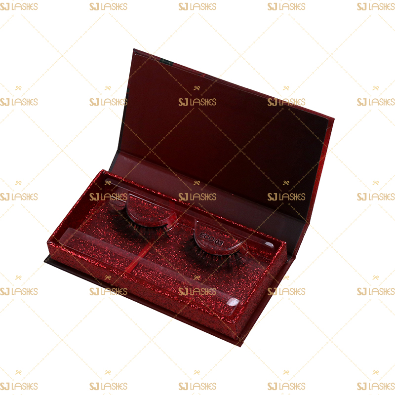 Custom Christmas Magnetic Closure Gift Lash Box #SJCL06