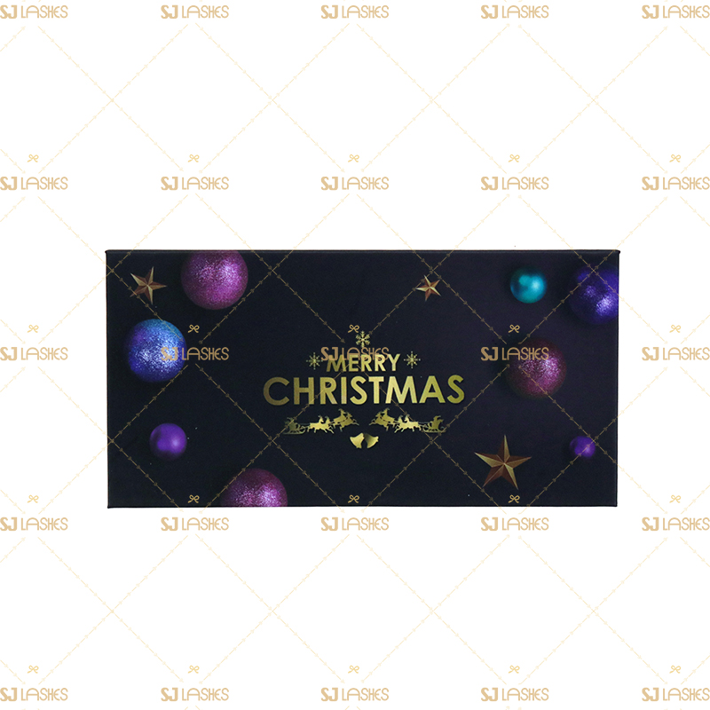 Custom Christmas Magnetic Closure Gift Lash Box #SJCL07