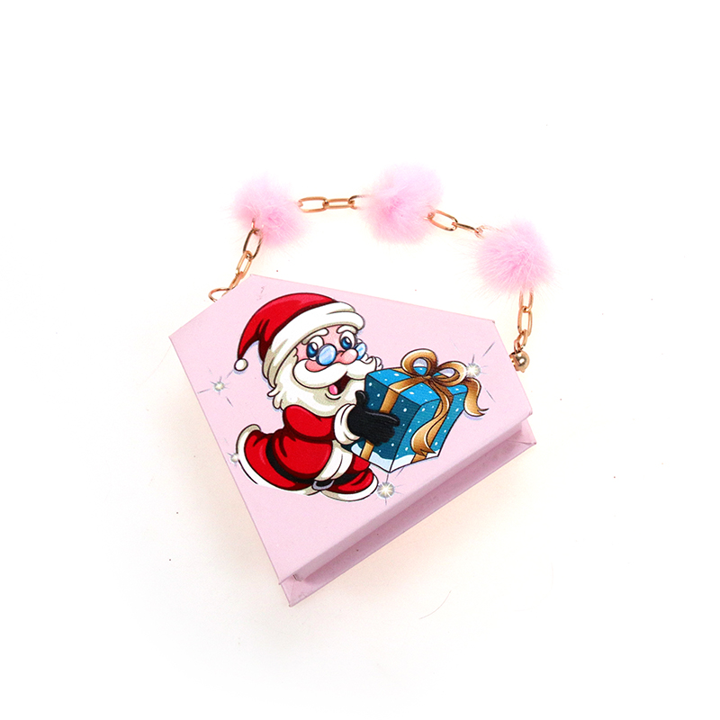 Custom Christmas Magnetic Closure Gift Lash Box #SJCL12