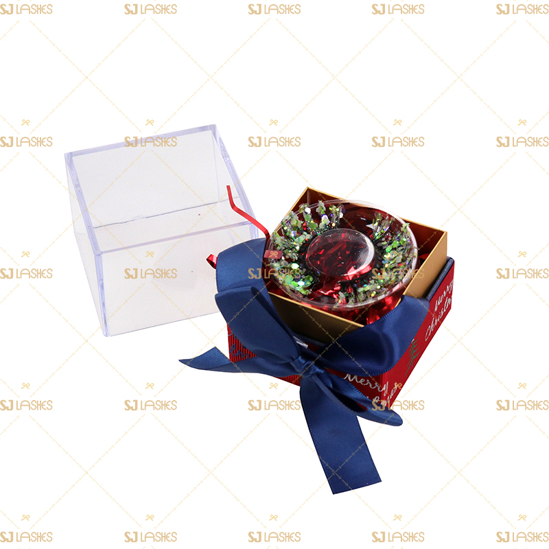 Custom Christmas Magnetic Closure Gift Lash Box #SJCL15