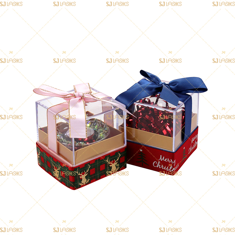 Custom Christmas Magnetic Closure Gift Lash Box #SJCL15