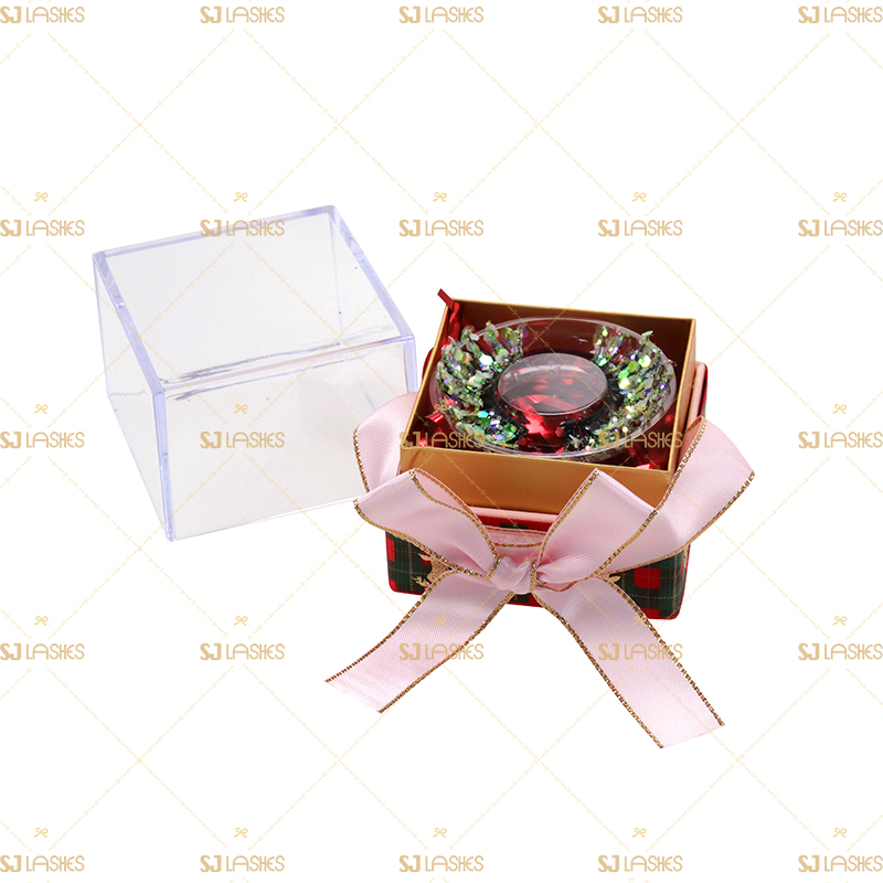 Custom Christmas Magnetic Closure Gift Lash Box #SJCL16