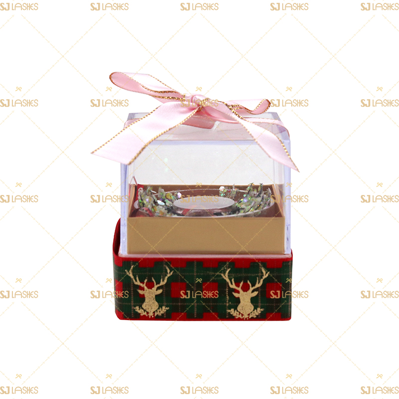 Custom Christmas Magnetic Closure Gift Lash Box #SJCL16