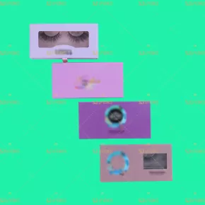 Purple Theme Private Label Eyelash Gift Box Examples #SJEL04