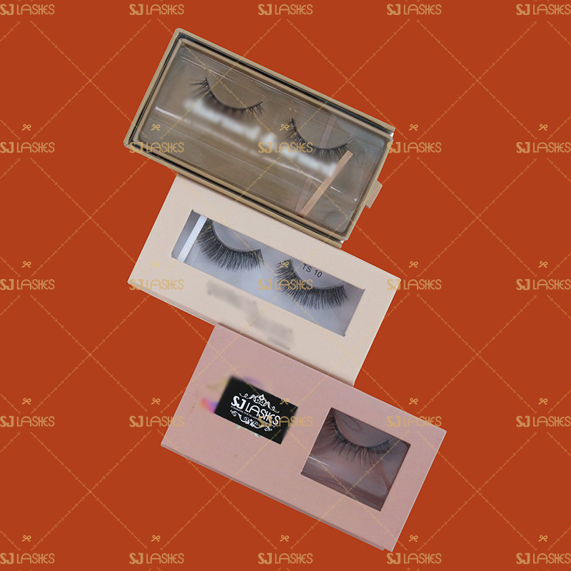 Golden Theme Private Label Eyelash Gift Box Examples #SJEL05