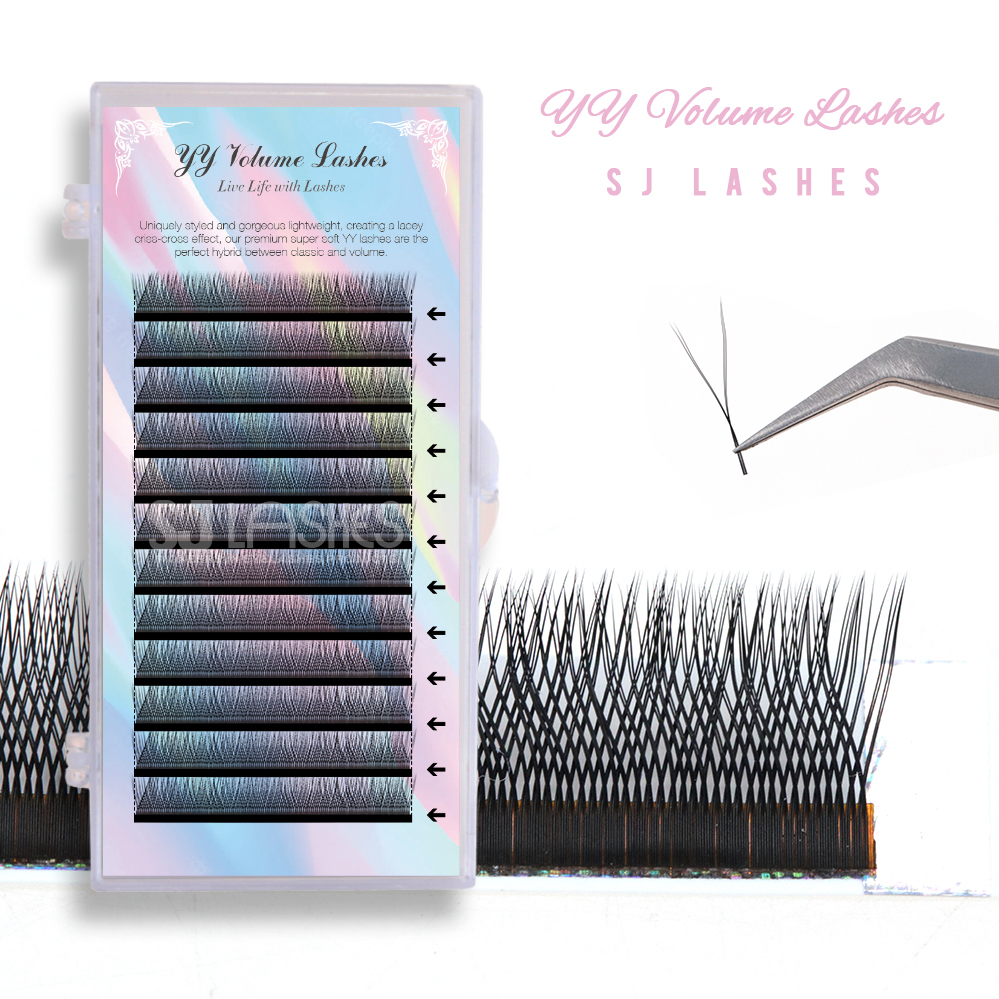 Wholesale Lash Box with Own Logo for Y-Shape Eyelash Extensions