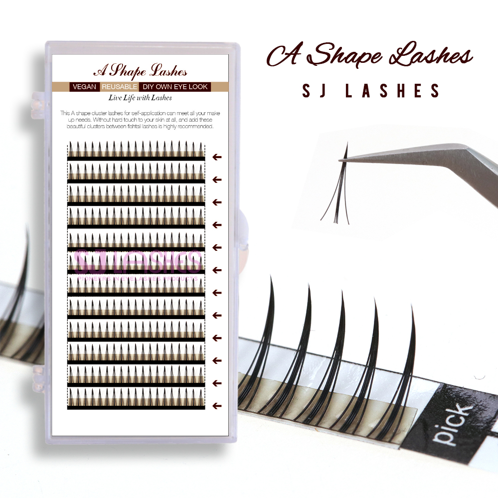 Private Label Lash Case for A-Shape Home Eyelash Extensions