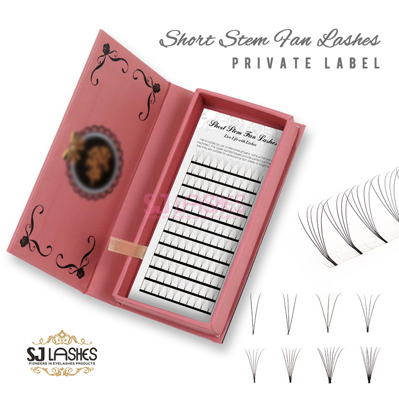 Reusable Lash Package with Logo for Promade Volume Fan Eyelashes