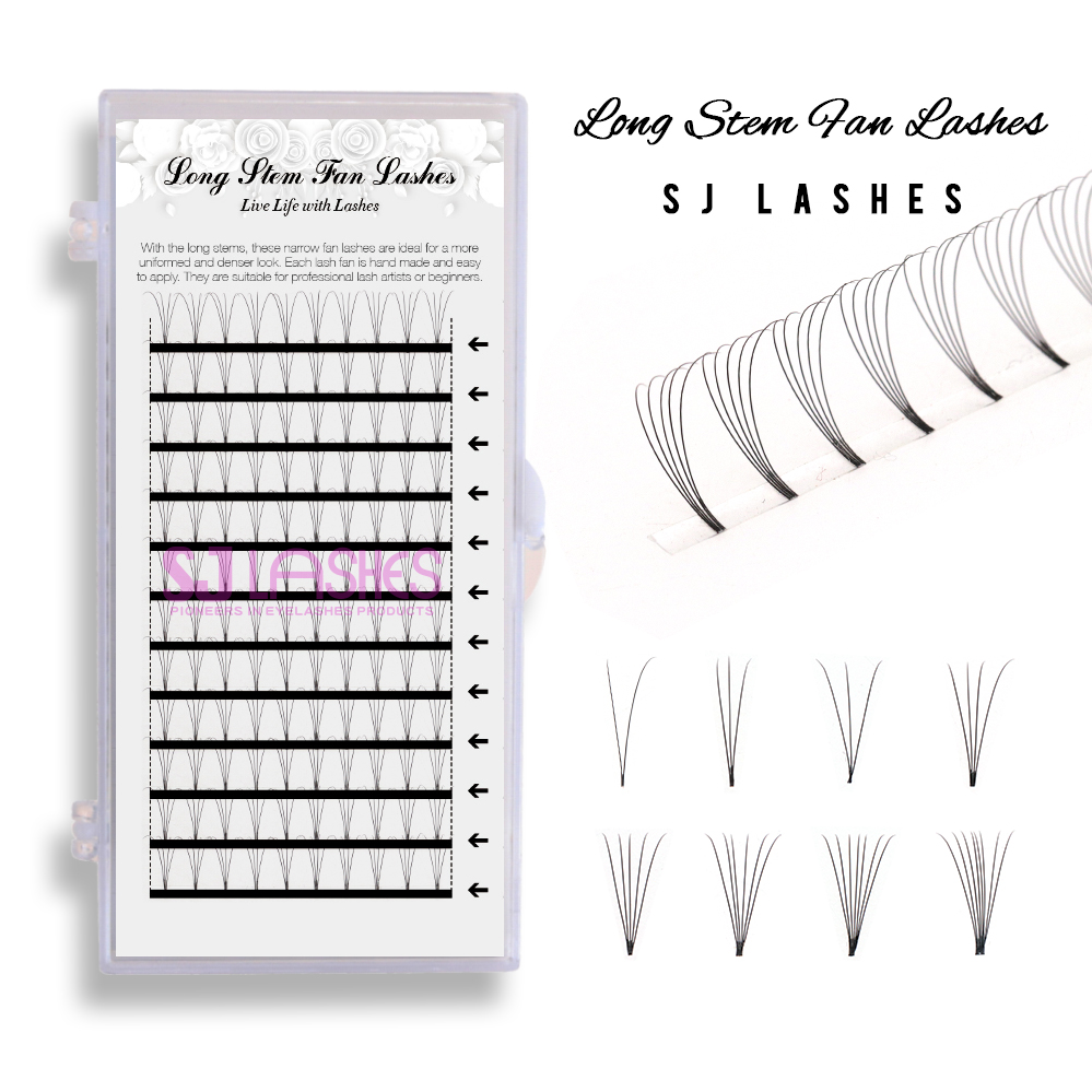 Gift Box with Custom Service for Pro-Made Narrow Fan Lashes
