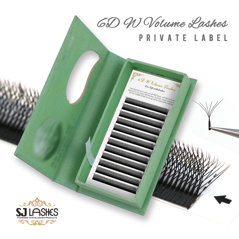 Private Label Lash Package for 6D W Volume Eyelashes