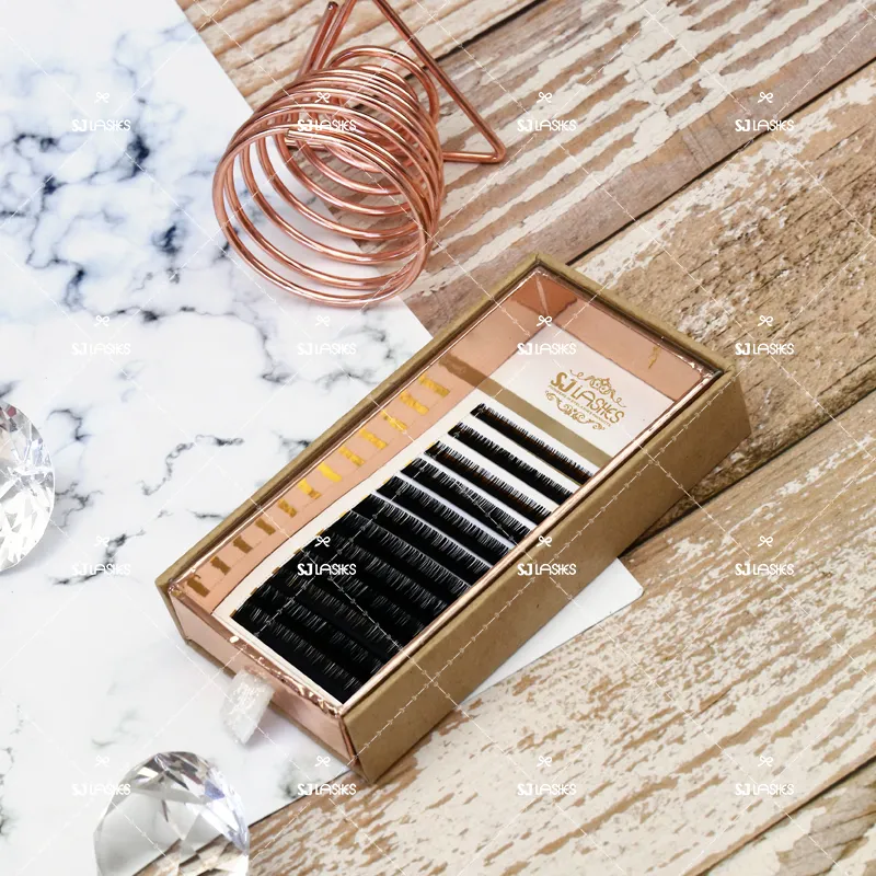 Custom Eyelash Extensions Reusable Packaging Box #SMLG04