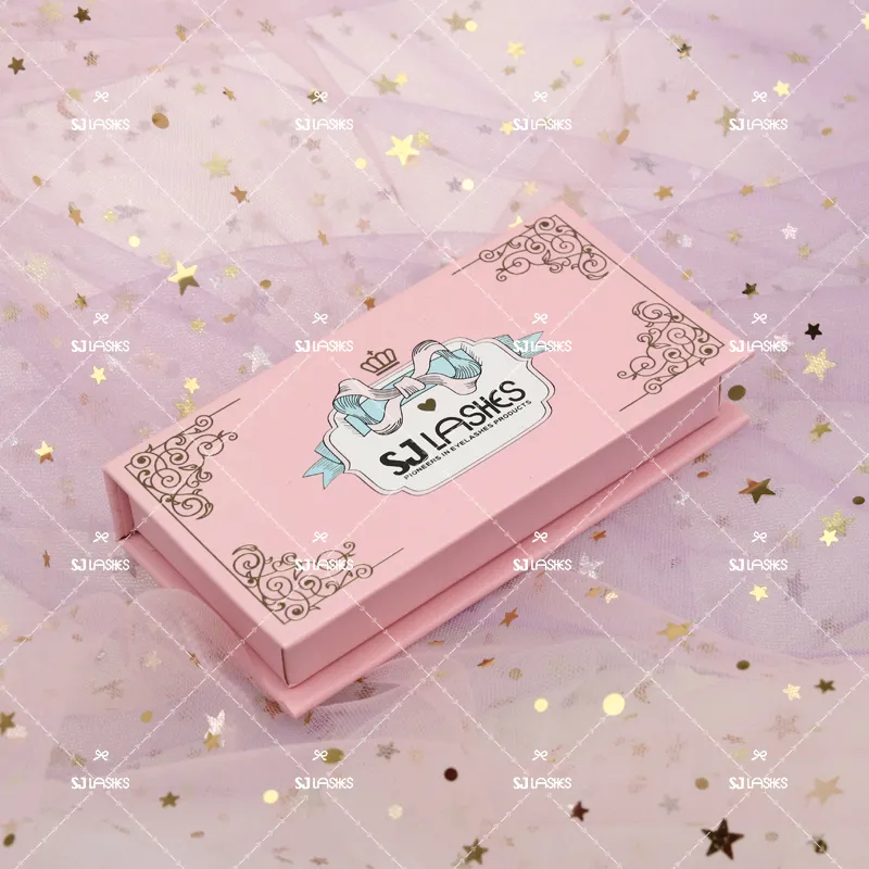 Custom Eyelash Extensions Reusable Packaging Box #SMLG19