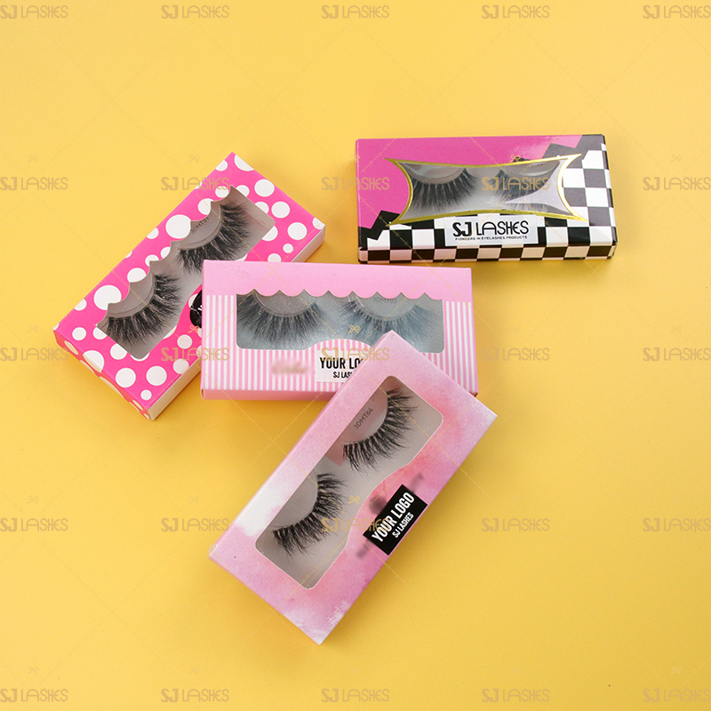 Wholesale Valentine's Day Style Lash Packaging Box with Custom Service #SJVZ04