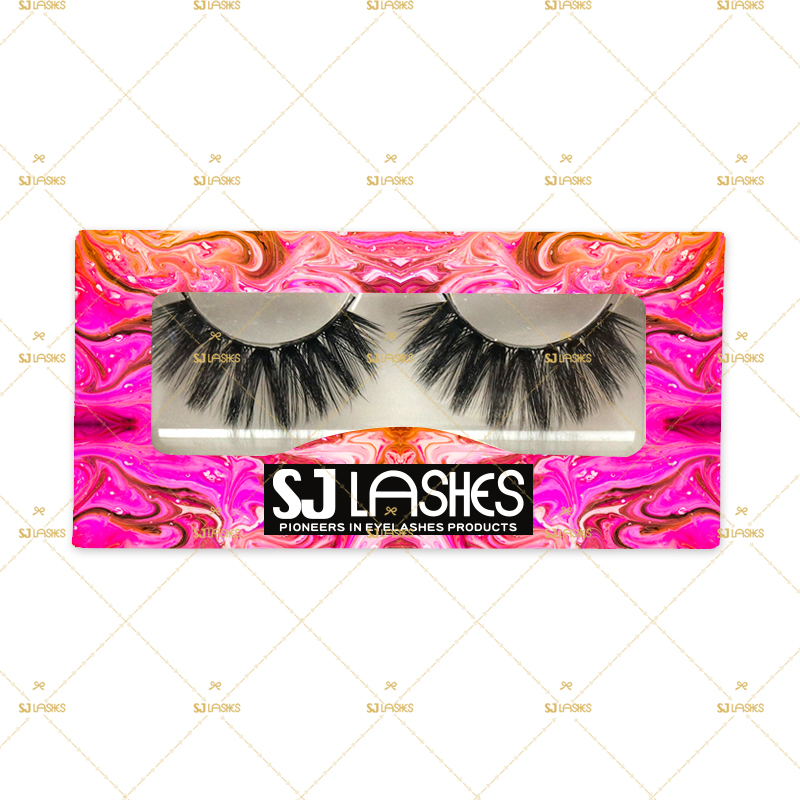 Paper Lash Box with Private Label Design Service #SSZD34