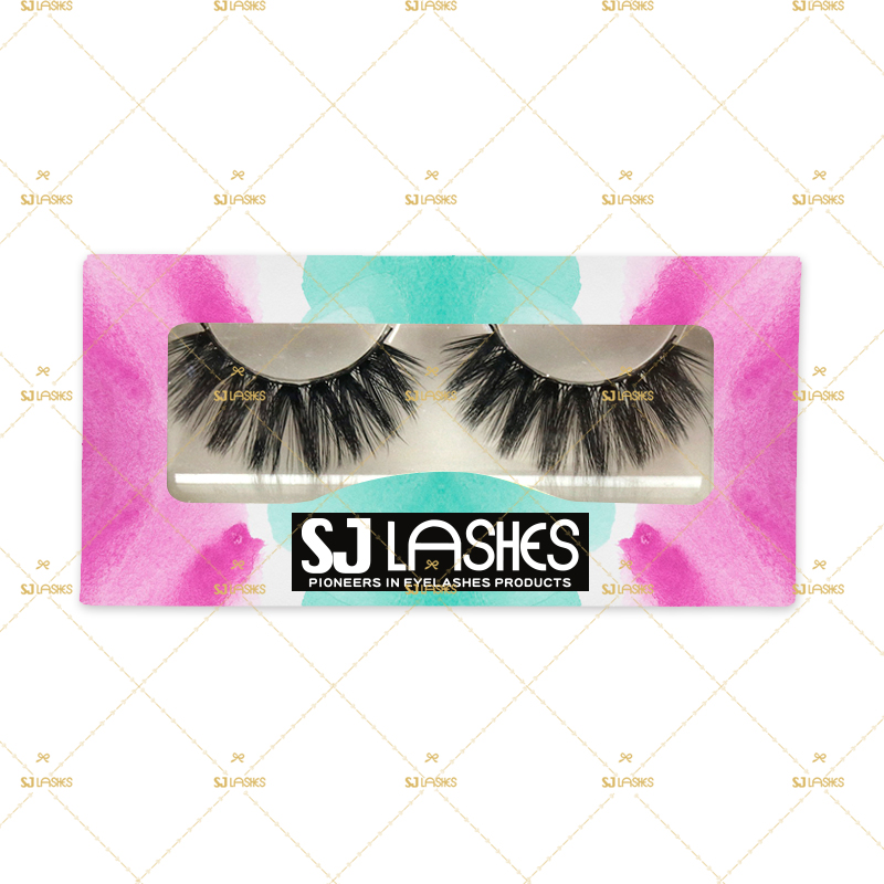 Paper Lash Box with Private Label Design Service #SSZD38