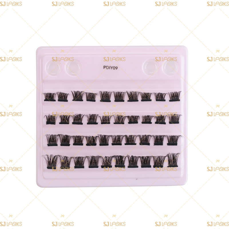 Wholesale Knot-Free Cluster Individual Lashes #PDIY09 Private Label