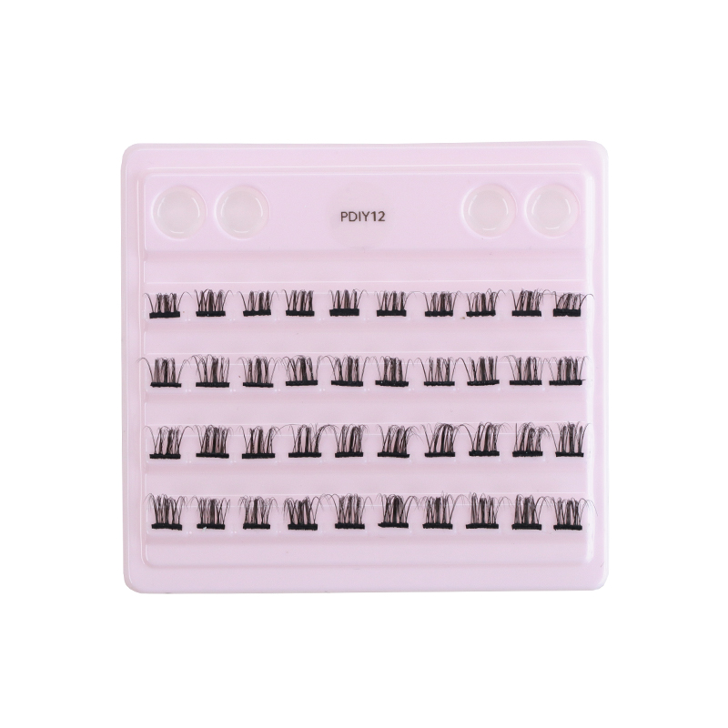 Wholesale Knot-Free Cluster Individual Lashes #PDIY12 Private Label