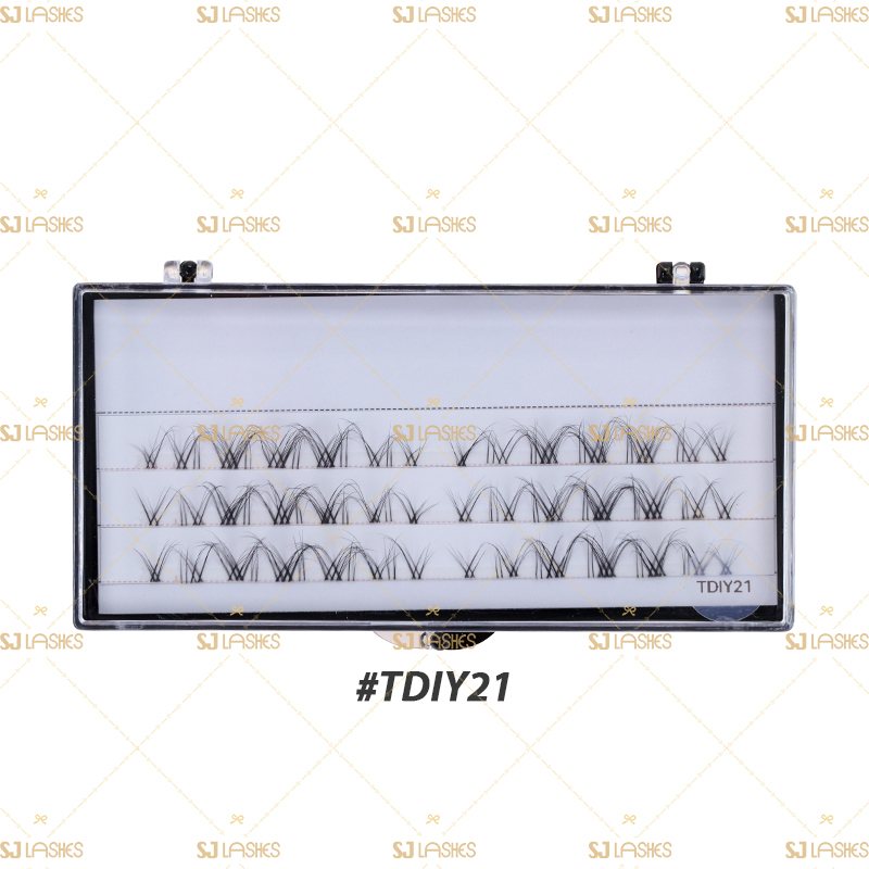Temporary Eyelash Extensions (Custom Length) #TDIY21