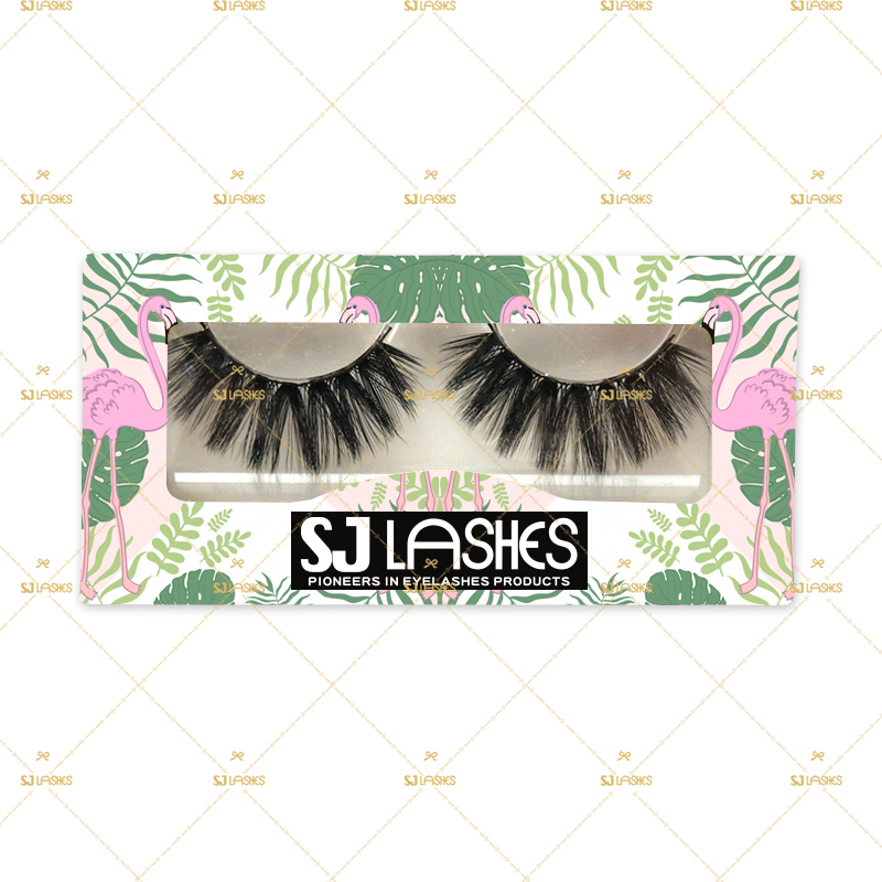 Paper Lash Box with Private Label Design Service #SSZH05