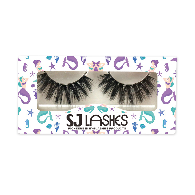 Paper Lash Box with Private Label Design Service #SSZR06