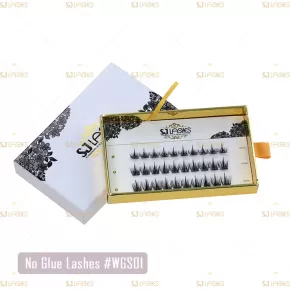 Pre-Bonded DIY Lash Extensions #WGS01 Glueless Press On Lashes