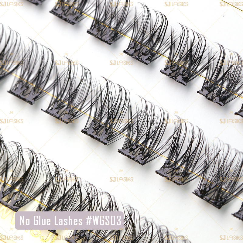 Pre-Bonded DIY Lash Extensions #WGS03 Glueless Press On Lashes