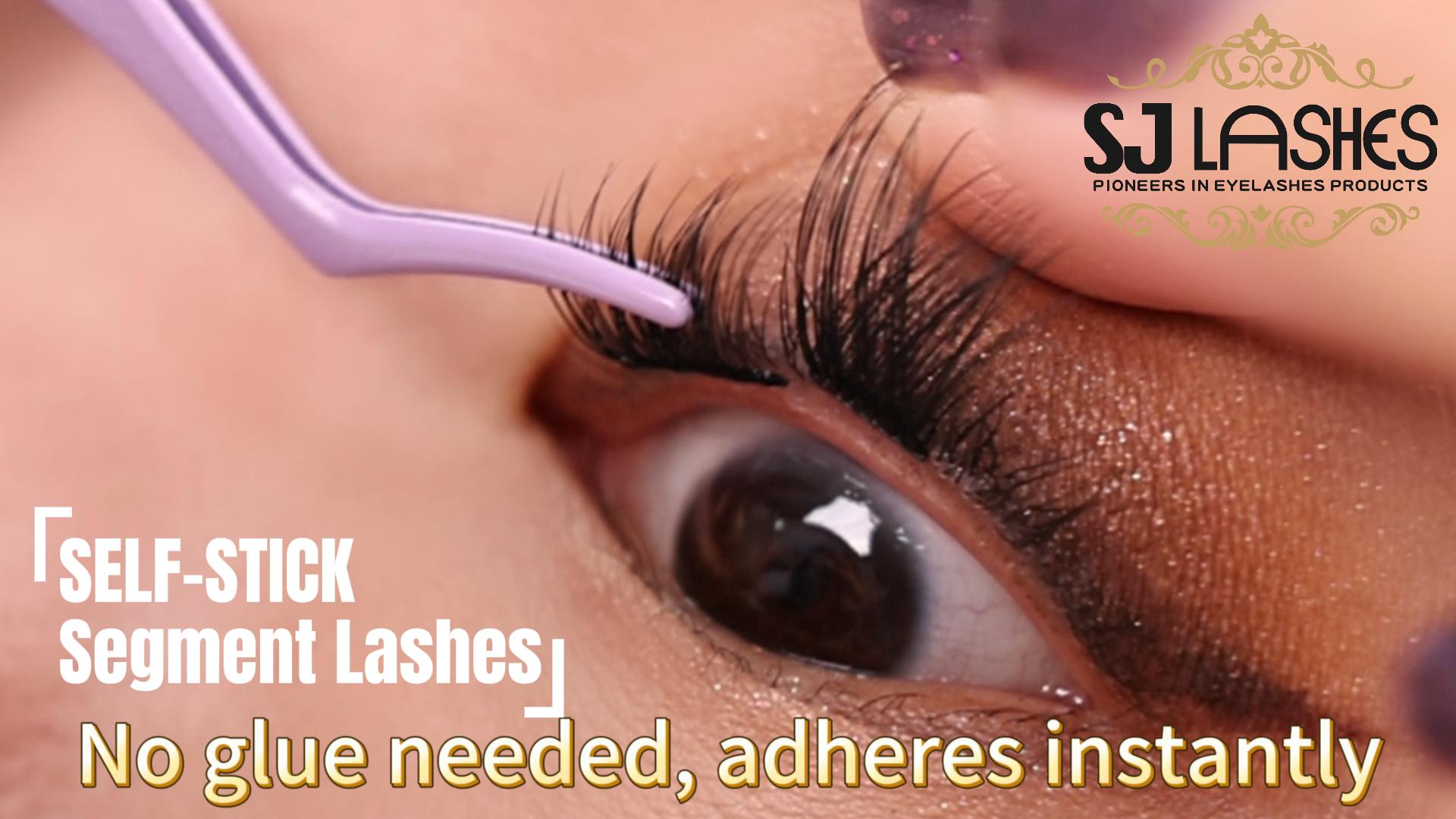 Pre-Bonded DIY Lash Extensions Application