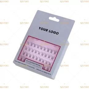 Cluster Lashes Box with Private Label Design Service #FDZT07