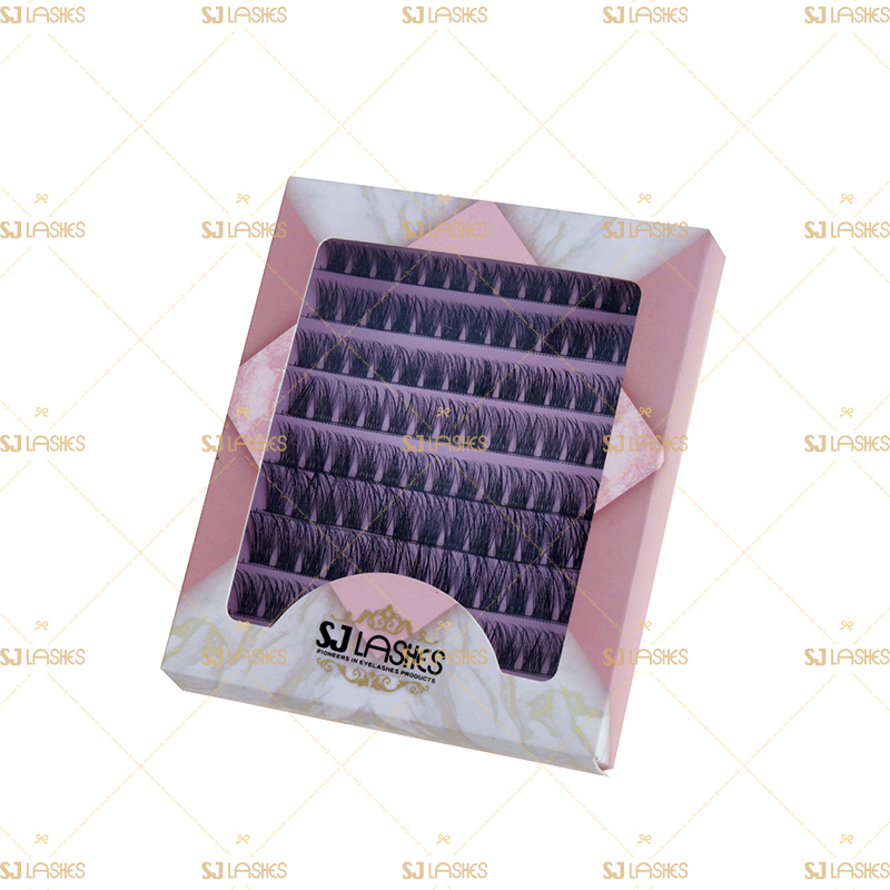 Segment Eyelashes Box with Private Label Design Service #FDZD01