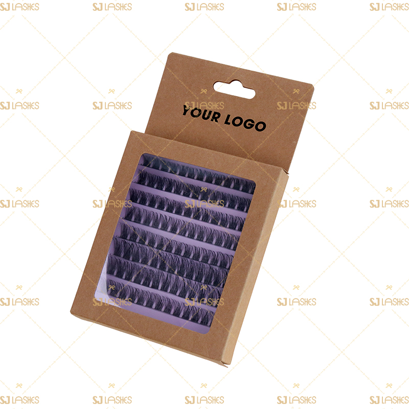 Segment Eyelashes Box with Private Label Design Service #FDZD02