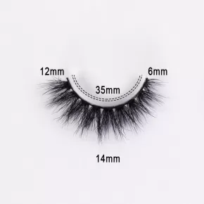 Wooly Curl Silk Strip Lashes #WS01