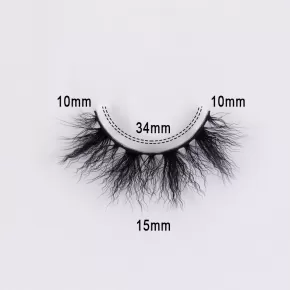 Wooly Curl Silk Strip Lashes #WS02