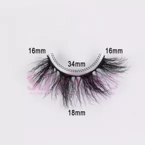 Wooly Curl Silk Strip Lashes #WS14