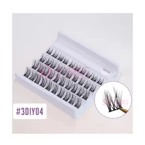 Pre-Cut Fluffy Silk Lashes #3DIY04