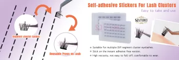 Self-adhesive stickers For Lash Clusters