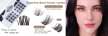 Are you looking for eyelashes for easy application makeup?