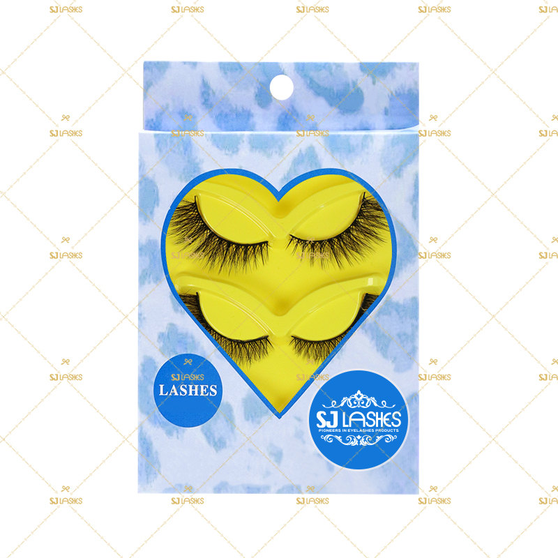 3 Pairs Custom Eyelash Package Box #SUZP301
