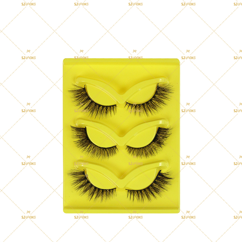 3 Pairs Custom Eyelash Package Box #SUZP304