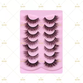 7 Pairs Custom Eyelash Package Box #SUZP702