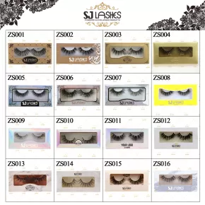 Packaging Code Chart #ZS001-ZS016