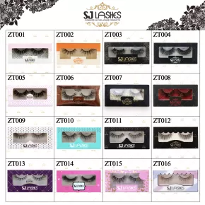 Packaging Code Chart #ZT001-ZT016