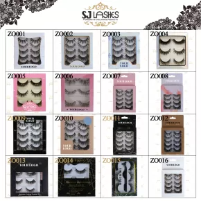 Packaging Code Chart #ZO001-ZO016