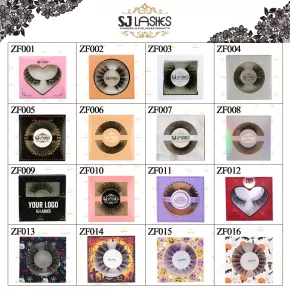 Packaging Code Chart #ZF001-ZF016