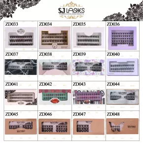 Packaging Code Chart #ZD017-ZD032