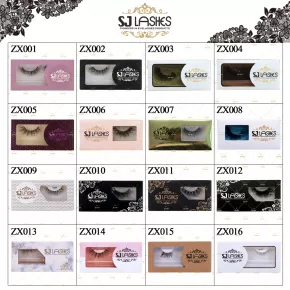 Packaging Code Chart #ZX001-ZX016