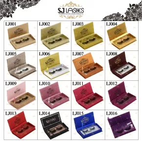 Packaging Code Chart #LJ001-LJ016