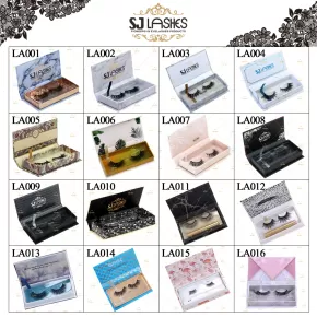 Packaging Code Chart #LA001-LA016