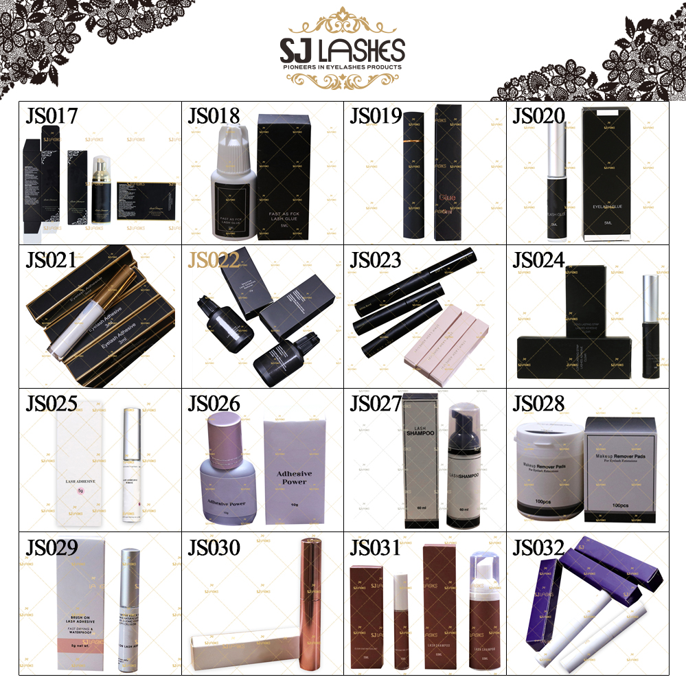 Packaging Code Chart #JS001-JS016